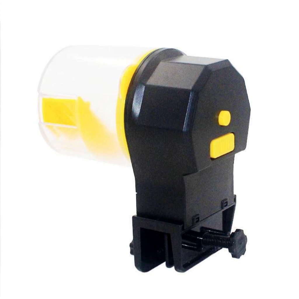 Máy cho cá ăn tự động , máy cho cá ăn phổ thông , 2 hộp chứa thức ăn