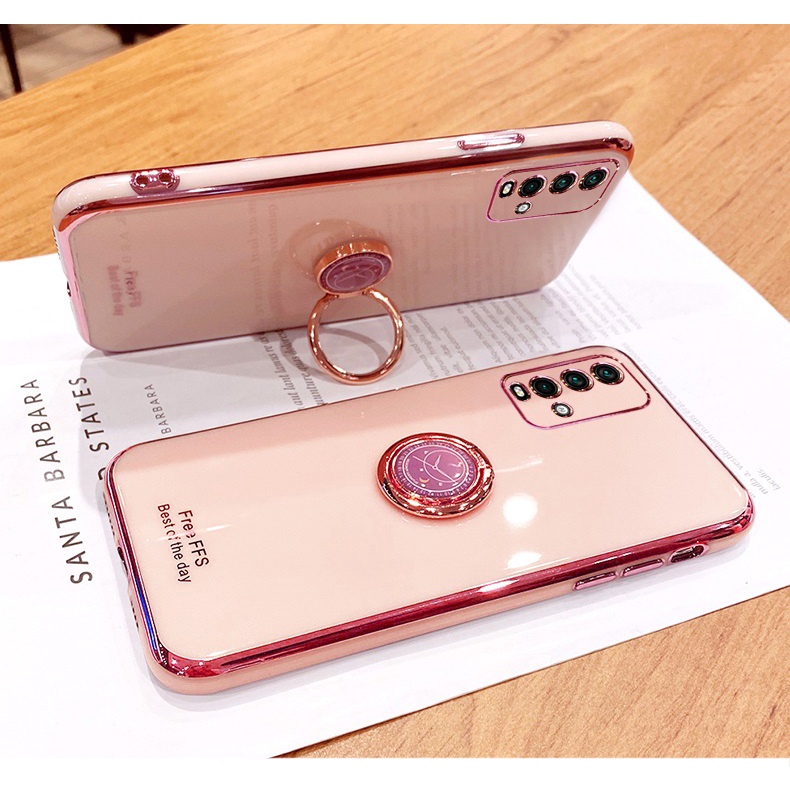 ỐP LƯNG SILICON XIAOMI REDMI 9T, POCO M3 KÈM IRING SANG TRỌNG