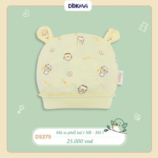 Mũ sơ sinh Dokma phối tai