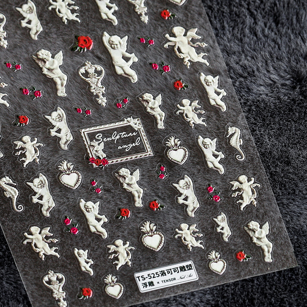 [Hàng mới về] Nhãn dán 5D trang trí làm đẹp móng tay DIY