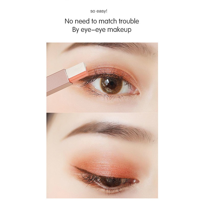 (Hàng Mới Về) Phấn Mắt Dạng Thỏi Hai Tông Màu Không Thấm Nước Và Mồ Hôi | BigBuy360 - bigbuy360.vn