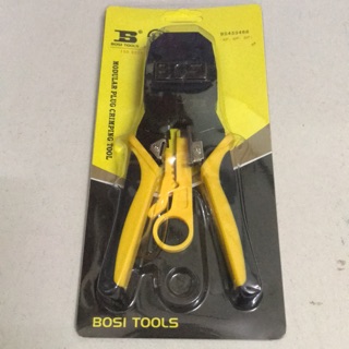 Kìm bấm mạng Bosi Tools (hàng màu vàng đen).
