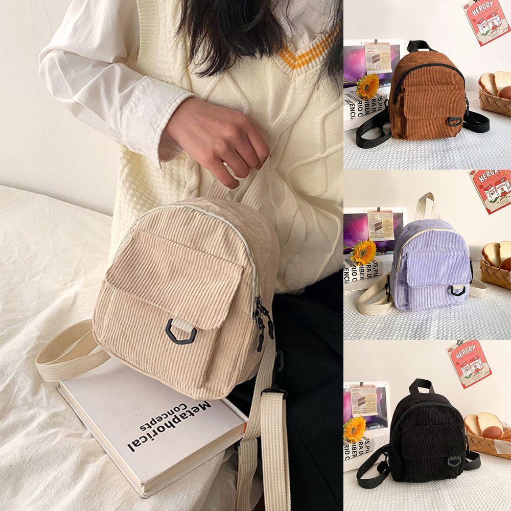 Ba Lô Du Lịch mini kent1 Bằng Vải Nhung Thời Trang Kích Thước Nhỏ