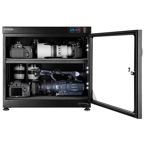 Tủ chống ẩm Andbon AD-80HS -Taiwan . Tặng 01 bộ vệ sinh máy ảnh 8 in 1