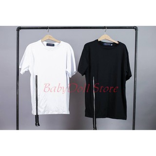 Áo thun nam phối zip dài 3 size