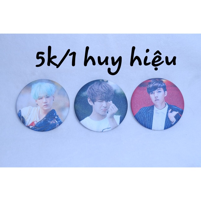 (Có sẵn) huy hiệu lẻ thành viên BTS