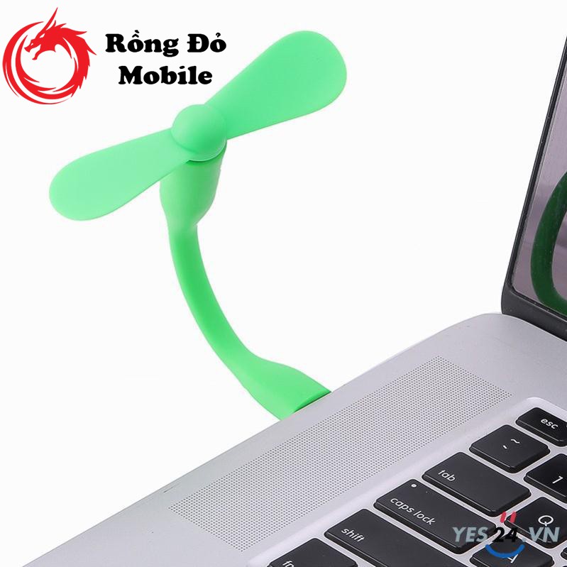 Quạt mini 2 cánh dây cắm chân USB có thể tháo rời quạt (Cắm laptop hoặc pin dự phòng)