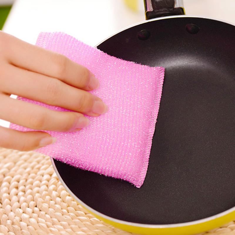 4 Miếng Bọt Biển Rửa Chén Màu Ngẫu Nhiên