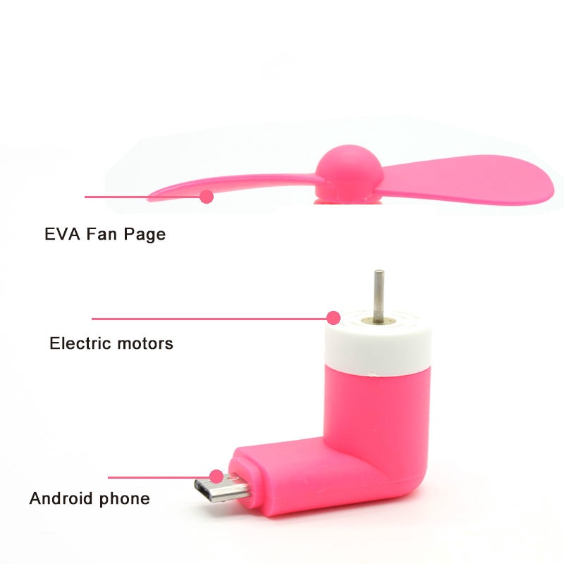 Quạt USB Mini Linh Hoạt Di Động Kèm Sạc Dự Phòng Đầu Ra USB Cho Máy Tính