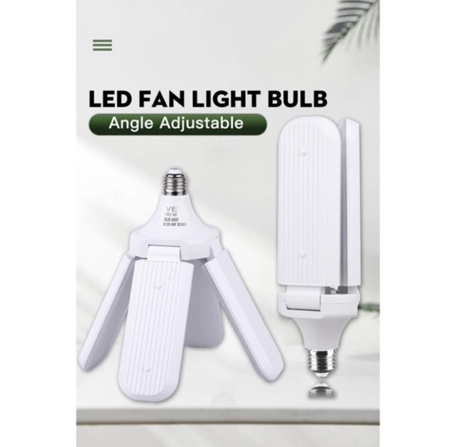 Bóng đèn led 60W hình quạt 4 cánh siêu sáng, có thể điều chỉnh góc độ ánh sáng ,hàng đủ watt