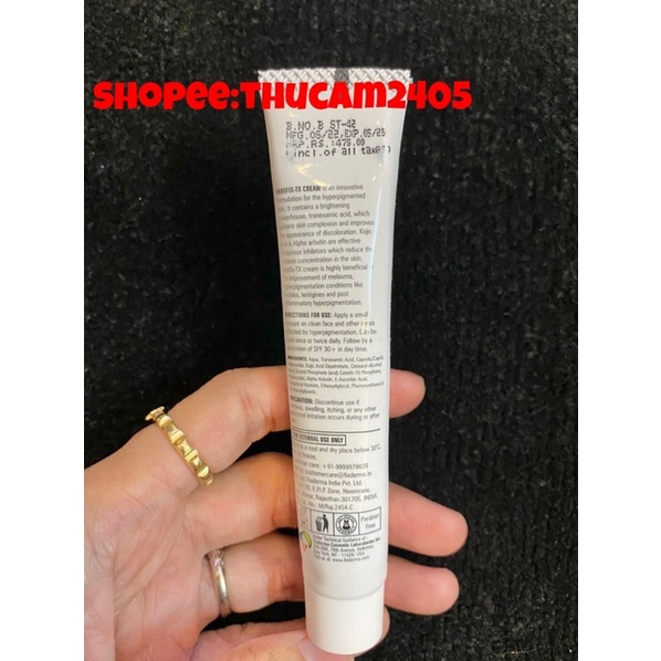 Kem SKARFIX TX CREAM  loại bỏ thâm nám  ,trắng sáng da .