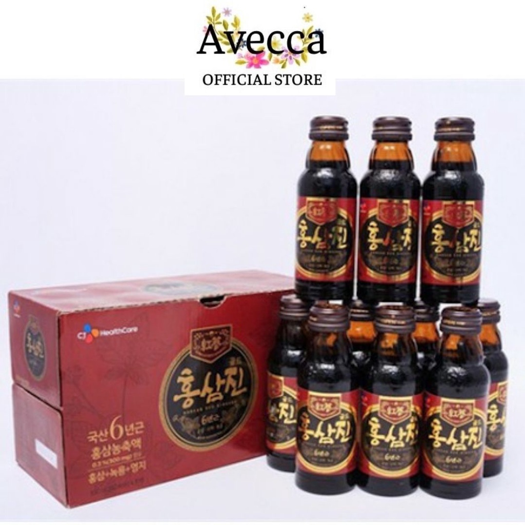 Combo 30 Chai Nước Hồng Sâm Hongsamjin Gold (Chai 100ml)