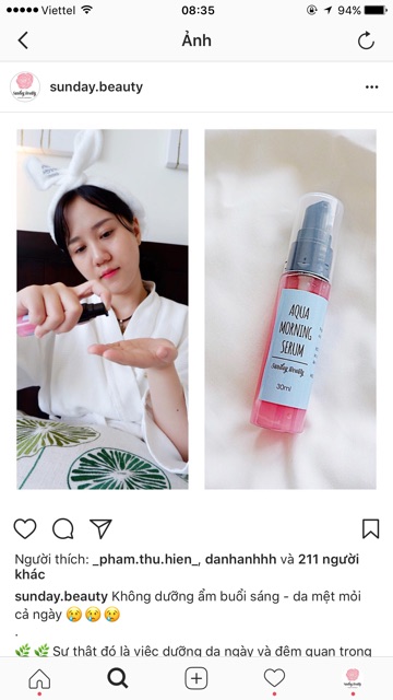 Serum dưỡng da handmade