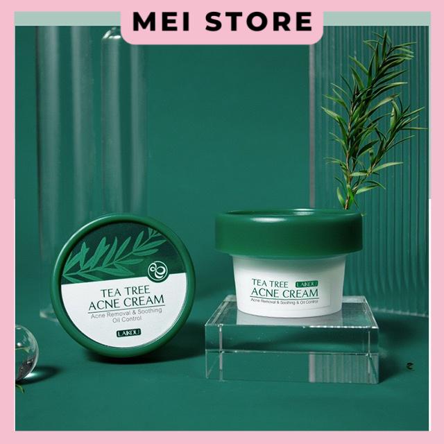 Kem Dưỡng Giảm Mụn LAIKOU Chiết Xuất Tràm Trà Kiềm Dầu Mềm Mịn 20g