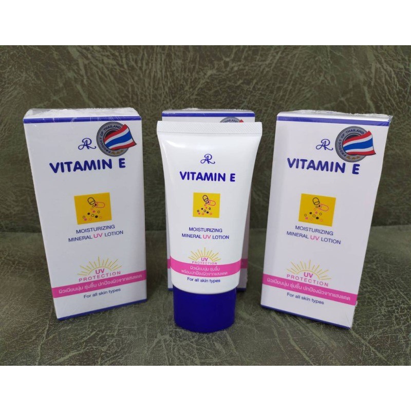 Kem chốnǥ nắng dưỡng da AR vıtamın E Moisturizing Mineral UV Lotion Thái Lan