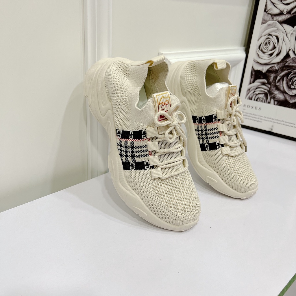Bata Quảng Châu cao cấp chất len dệt co giãn cực mềm đi cực êm - Chị Chảnh Store
