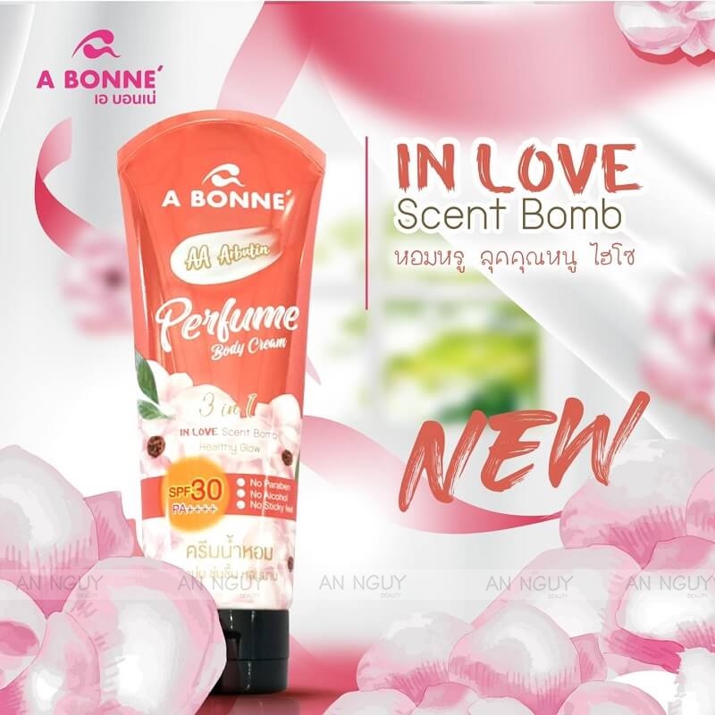 Kem Dưỡng Toàn Thân A Bonne AA Arbutin Perfume Body Cream Hương Nước Hoa SPF30 PA++++ 200ml