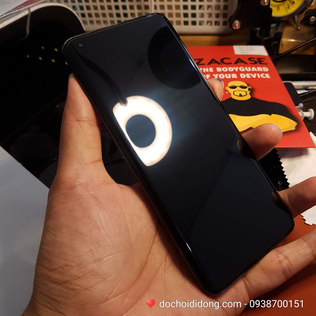 Miếng dán cường lực Xiaomi Mi 10 Ultra Zacase keo UV cao cấp