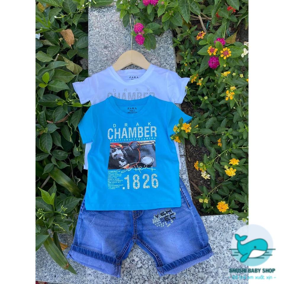 [FreeShip] [Ảnh thật] Set Quần Jeans Áo Thun Bé Trai Mềm Mại Thoải Mai Sang Xịn