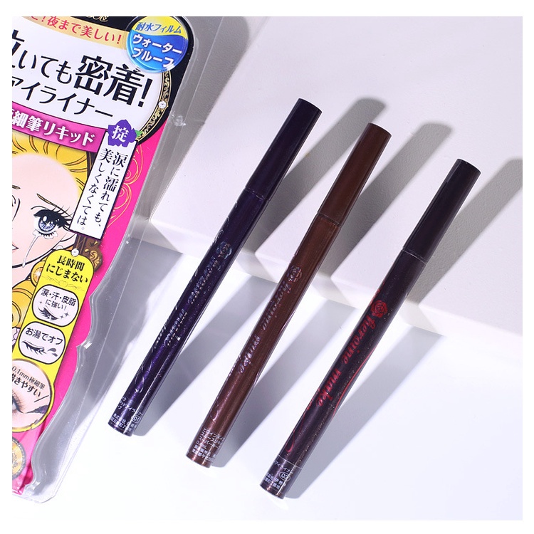 Bút kẻ mắt Kiss me Nhật Bản bền màu chống thấm nước không nhòe