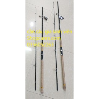 Cần câu 2 khúc rỗng bạo lực thái lan Alu khoen fuji xoắn toàn thân