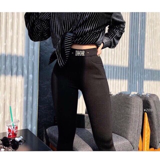 QUẦN LEGGING KHUY CẠP CAO