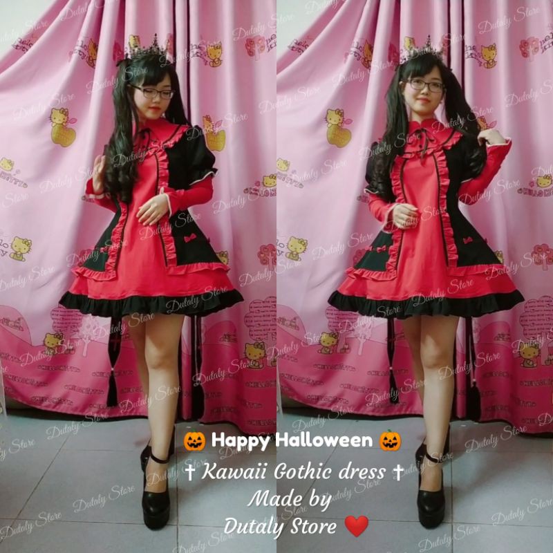 Girl 01 - Váy Gothic Lolita cosplay Emma trong Chuyện kinh dị ở nhà số 44 | BigBuy360 - bigbuy360.vn