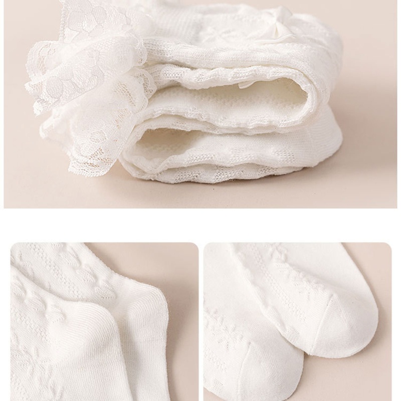 Vớ dệt kim phối bèo nhún trang trí bóng lông mềm mại phủ mắt cá nhân phong cách lolita Nhật Bản dành cho nữ