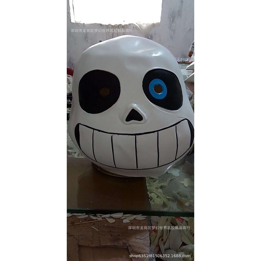 Mặt Nạ và Áo khoác Halloween Undertale Truyền Thuyết Cosplay Sans (Bán Riêng)