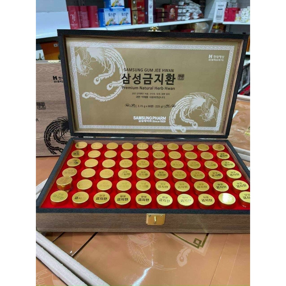 VIÊN UỐNG BỔ NÃO CÂN BẰNG HUYẾT ÁP CẤM ĐỊA HOÀNG AN CUNG HÀN QUỐC