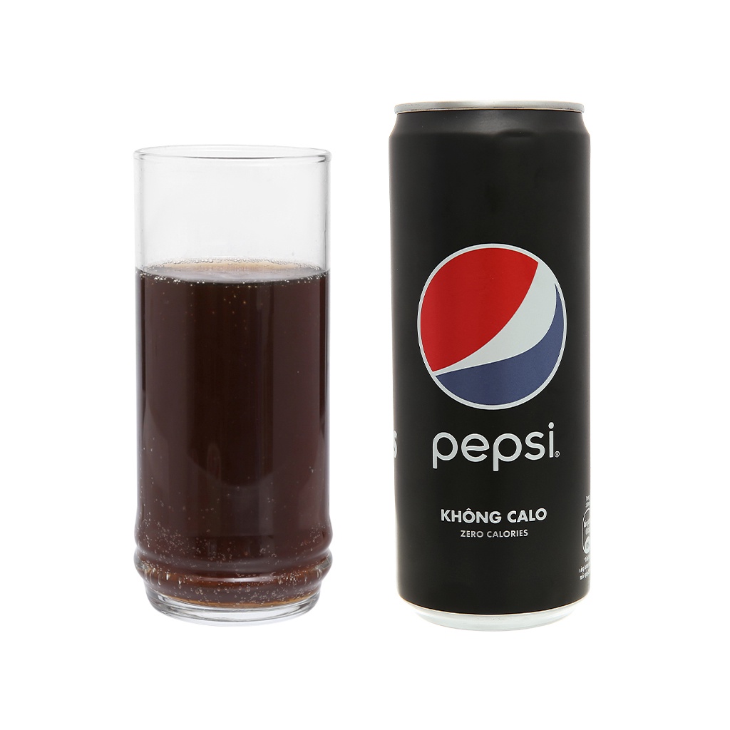 Pepsi  Không Calo thùng 24 Lon