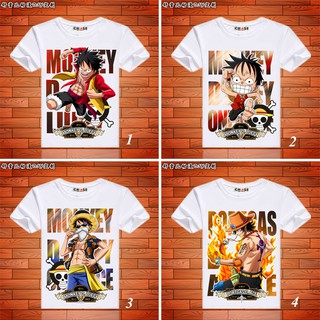 Áo thun tay ngắn in hình Luffy Zoro NAMI Aisuo trong One Piece trẻ trung cho nam và nữ