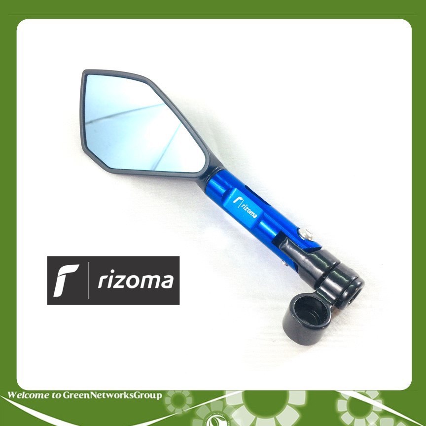 Gương chiếu hậu Rizoma 5 cạnh Gương X1R -nhôm chính hãng xoay gập 360 độ>>>