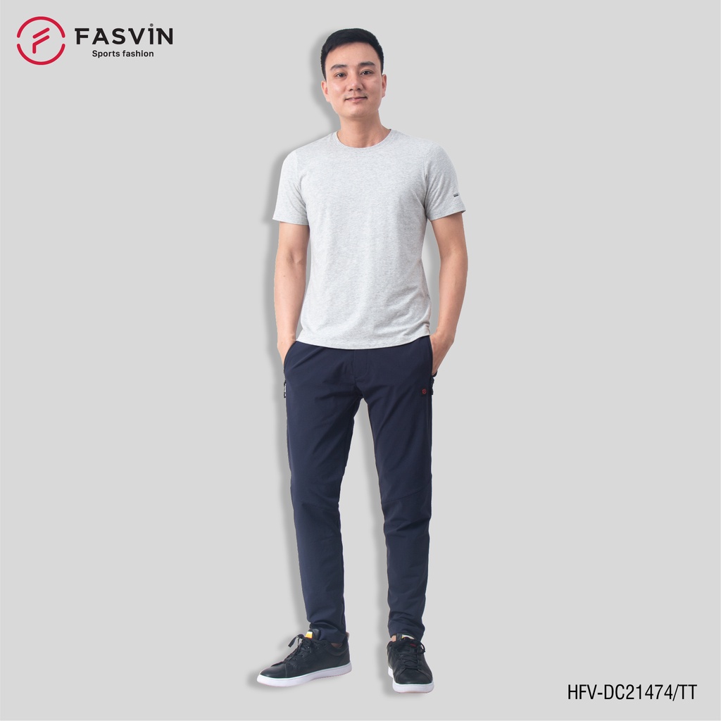 Quần thể thao nam Fasvin DC21474.HN ống suông vải gió đẹp mềm mại.