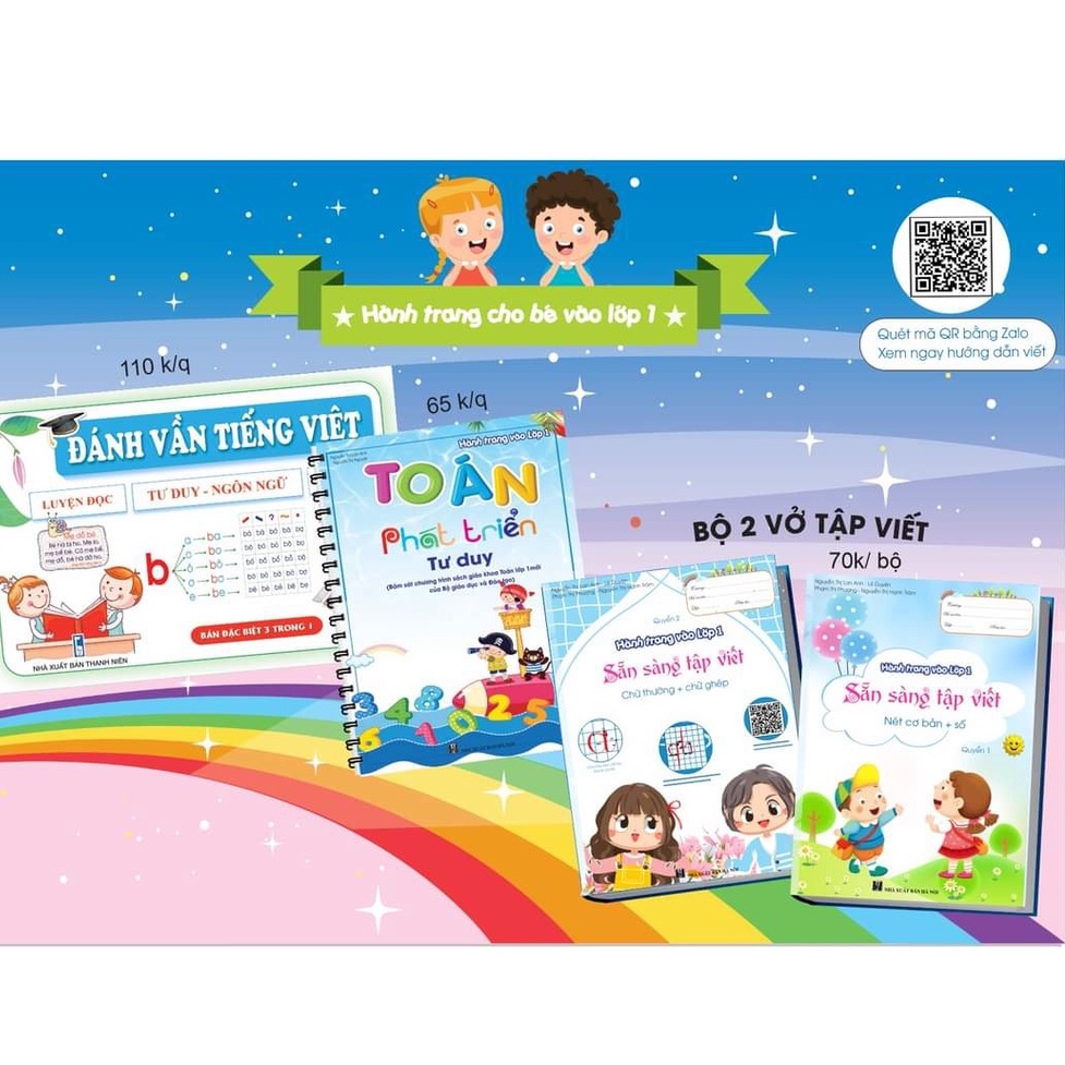 Set hành trang vào lớp 1