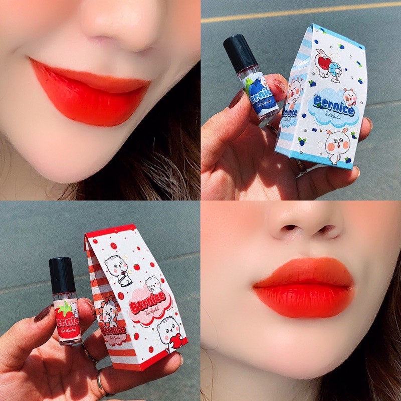 Set tint mini son thạch siêu lì 1 hộp 4 son 4 màu làm môi căng mọng | BigBuy360 - bigbuy360.vn