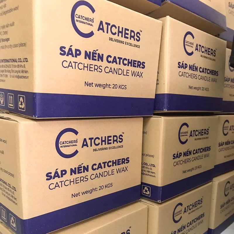 3 - 5KG Sáp Nến Catchers Trắng - Việt Nam | Catchers White Candle Wax - Vietnam - Chuyên làm nến