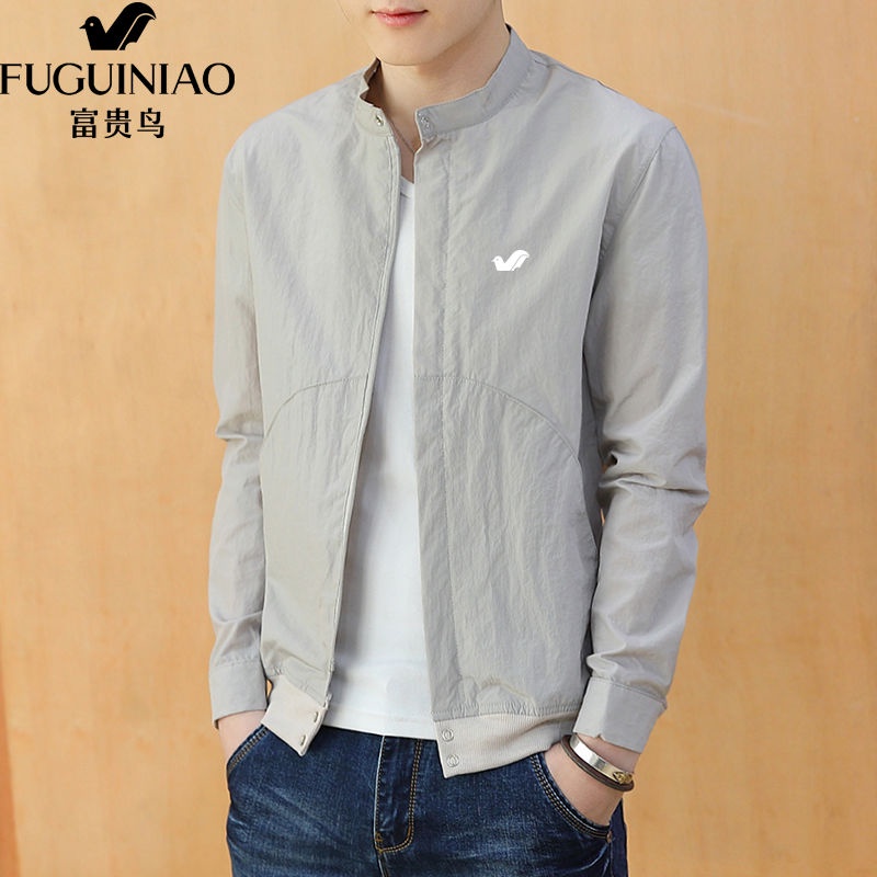 ✙□✿Áo Khoác Chống Nắng Mỏng Thoáng Khí Phong Cách Hàn Quốc Thời Trang Mùa Hè Cho Nam