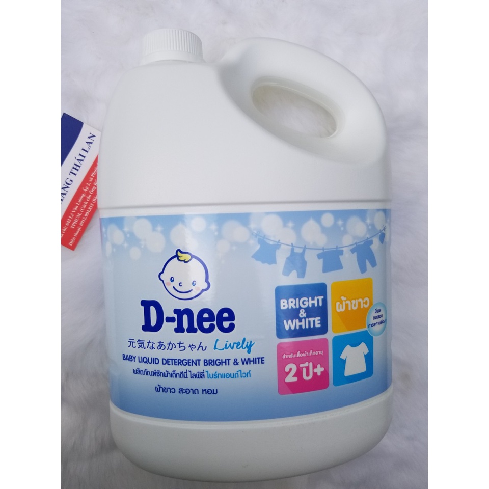 Nước Giặt Dnee Thái Lan 3000ml - Màu Trắng