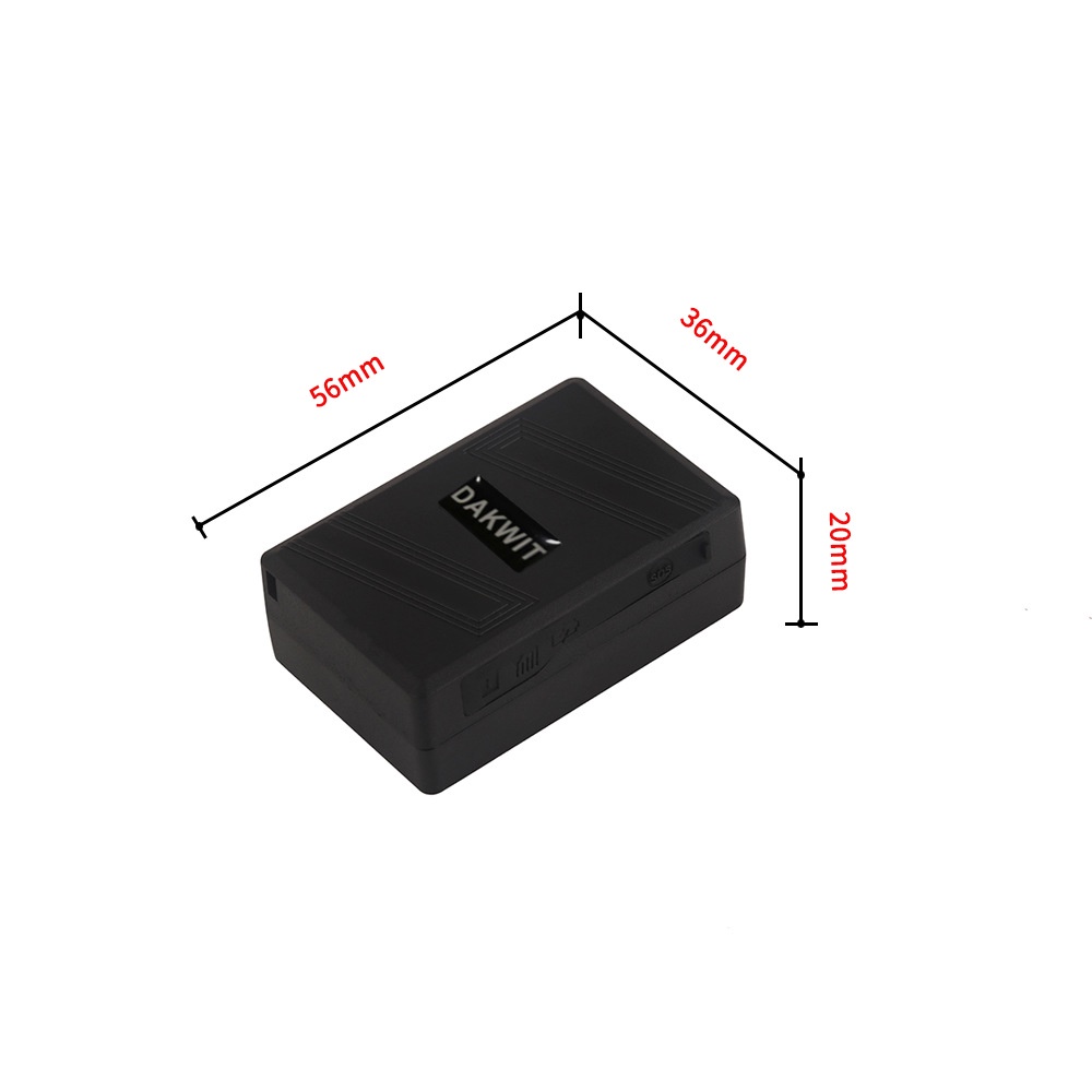 Mini GSM GPS Xe Tracker TK600 Pin 1500mAh Thời gian chờ 15 ngày với nam châm cho thiết bị theo dõi Car Kids Pet