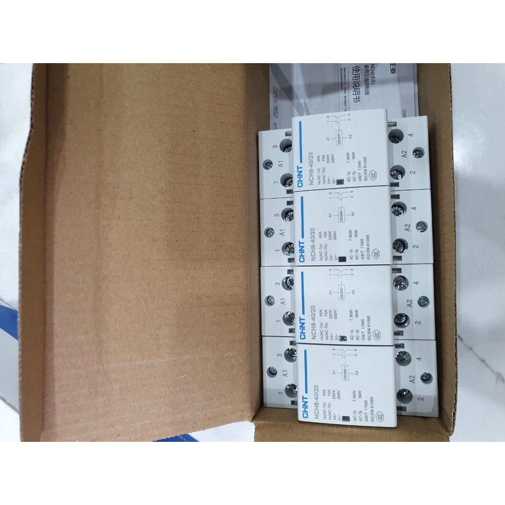 KHởi động từ Chint NCH8 2P 20A, 25A, 40A, 63A