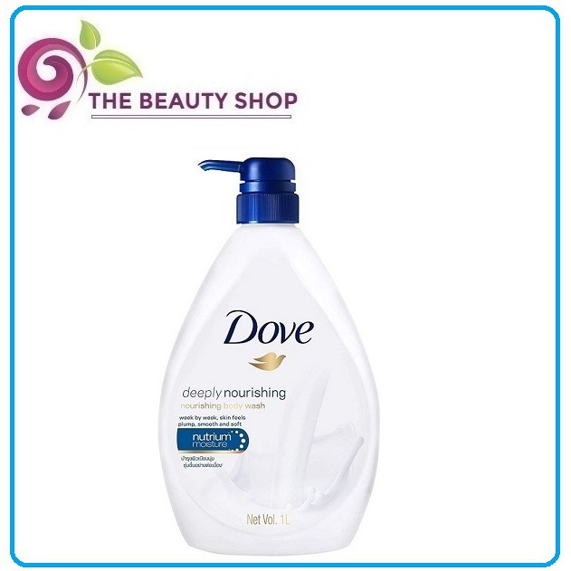 Sữa Tắm Dưỡng Ẩm Chuyên Sâu DOVE Deeply Nourishing Body Wash 1L - Thái Lan