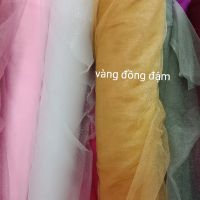 Vải voan lưới ánh nhũ