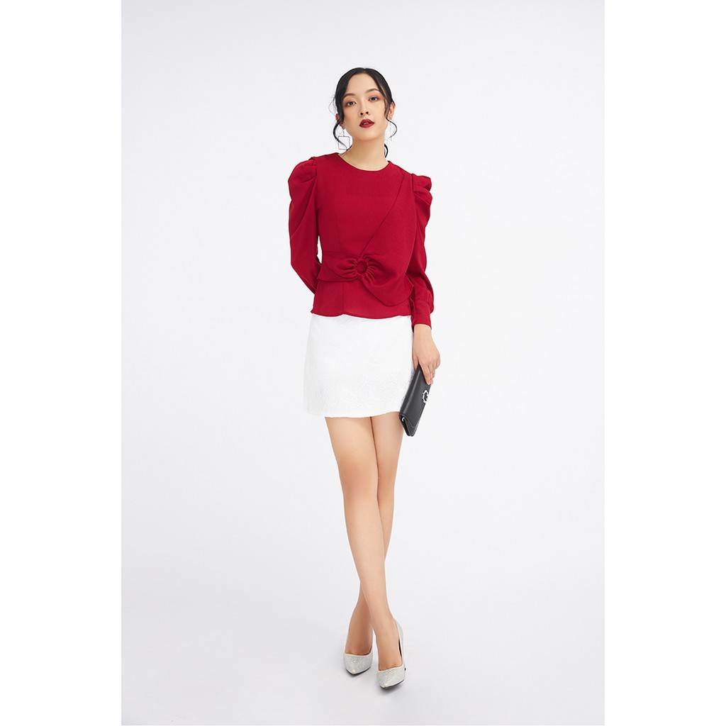 [Mã WABRM50 giảm 15% đơn 99k] Áo sơmi dài tay nhún tròn eo ASA0878 - 20Again | BigBuy360 - bigbuy360.vn