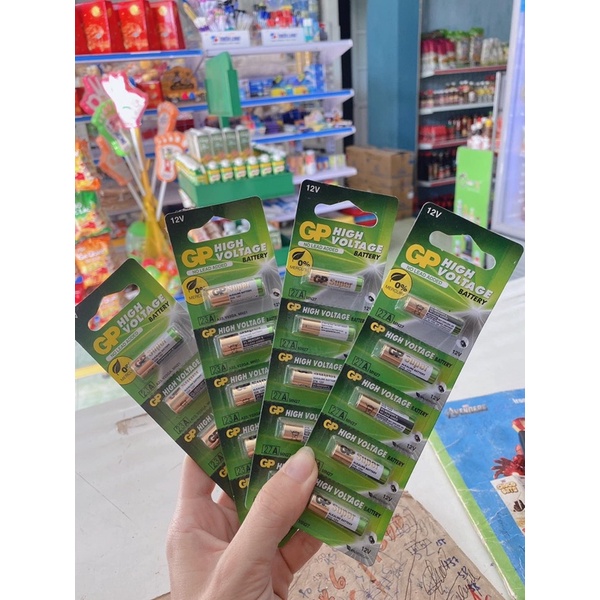 Pin GP Super 23A 12v 27A 12v Pin điều khiển cửa cuốn, chìa khoá điện