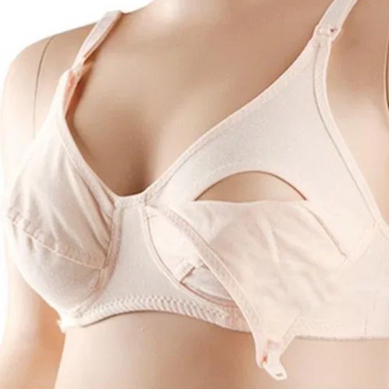 Áo Lót Trơn Cotton Mềm Mịn Cho Bé Bú ( Không Gọng, Không Đệm Mút) - Órale