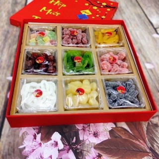 HỘP MỨT TẾT THẬP CẨM MIX 9 MÙI