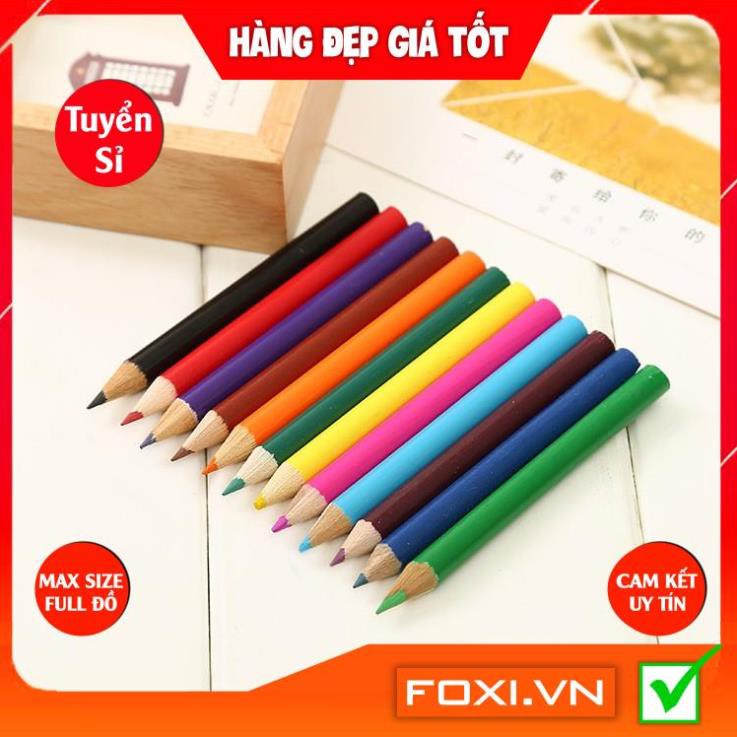 Hộp bút màu 4 tầng 46 chi tiết cho trẻ Foxi-giúp bé tha hồ vui chơi phát triển trí tưởng tượng