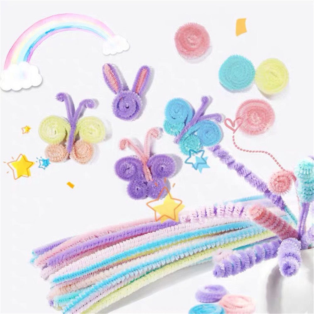 Set 100 Que Màu Hỗ Trợ Làm Đồ Thủ Công Cho Bé