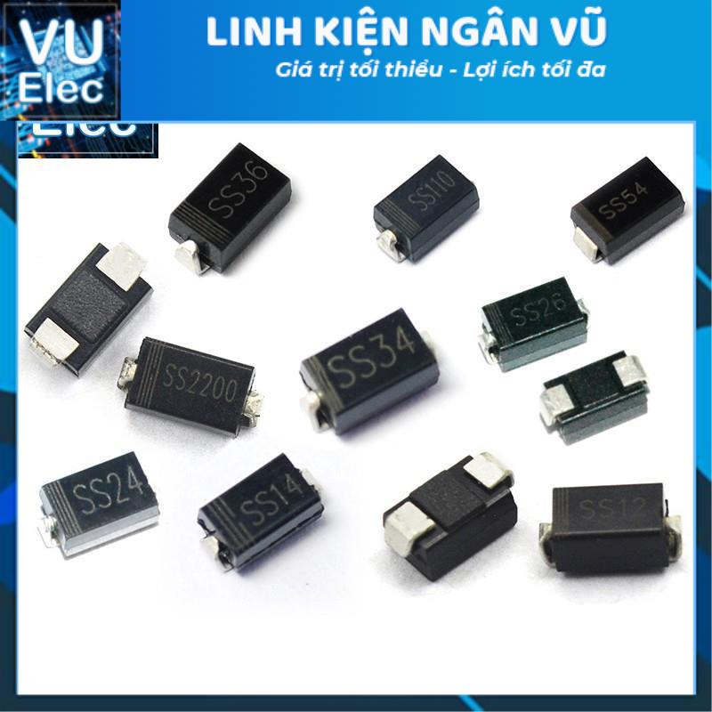 Họ Diode Chỉnh Lưu 1N4007, RF107, SS34, 1n5822 đủ loại